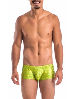 Gary Majdell Sport Mens Competition Style Boxer Brief Swimsuit with Front Pouch