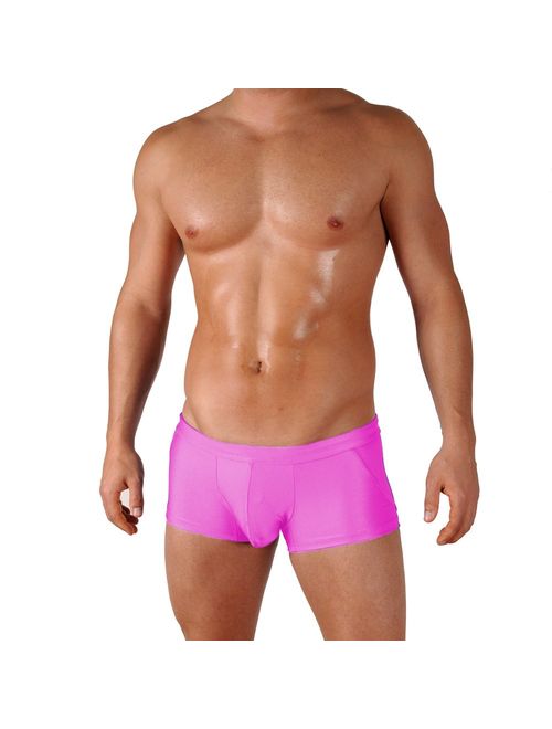 Gary Majdell Sport Mens Competition Style Boxer Brief Swimsuit with Front Pouch