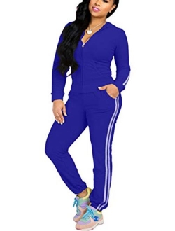 Bluewolfsea Womens Fashion 2 Pieces Outfits Bodycon Zipper Front Checkered Race Long Pants Jumpsuits Rompers