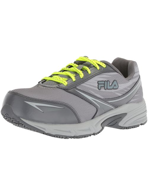 Fila Women's Memory Reckoning 8 Slip Resistant Steel Toe Running Shoe Food Service