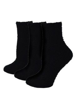 Fitu Women's Soft Warm Cozy Fuzzy Socks Plush Fluffy Fleece Socks 3 Pairs Within Gift Box