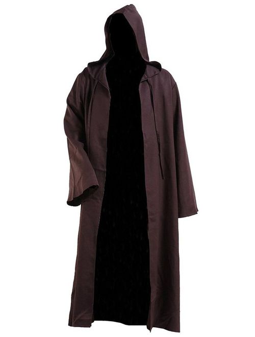 H&ZY Unisex Tunic Halloween Robe Hooded Cloak Costume