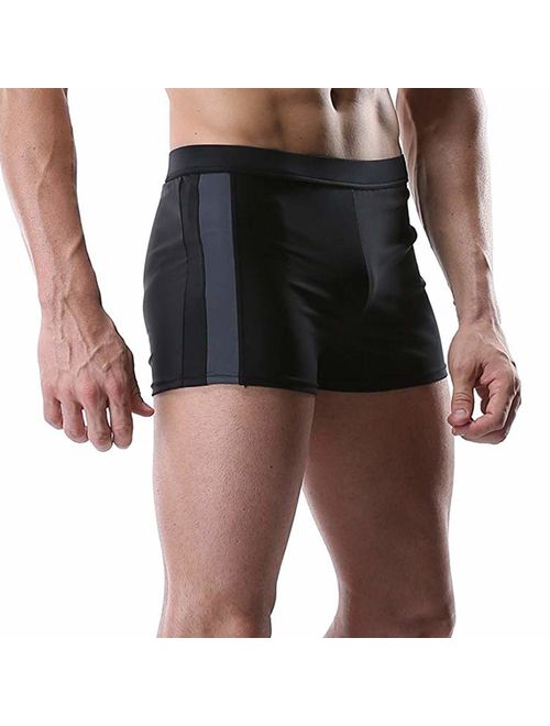 CharmLeaks Men's Swim Trunk Surfing Shorts Tights Elastic Waist Swimming Brief