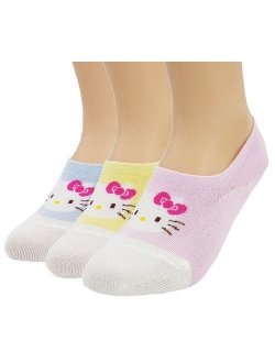 JJMax Women's Hello Kitty Cute Cotton Blend Ankle Socks Set