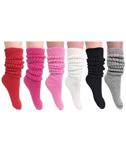 Slouch Socks Women and Men Extra Tall Heavy Cotton Socks Size 9 to 11