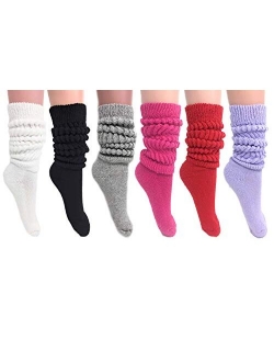 Slouch Socks Women and Men Extra Tall Heavy Cotton Socks Size 9 to 11