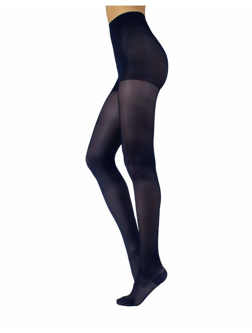 CALZITALY Firm Support Pantyhose Factor 10 | S, M, L, XL | Black, Blue, Skin | 70 DEN | Made in Italy