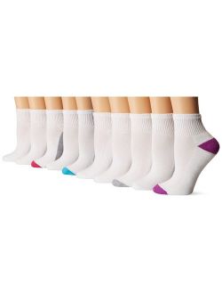 Women's Half Cushion Ankle Socks, 10 Pairs