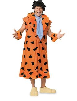 The Flintstones, Fred Flintstone, Adult Plus Size Costume With Wig And Shoe Covers