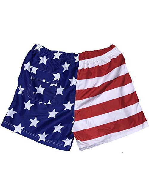 Molokai Mens Swim Trunks Quick Dry Elastic Waist Drawstring Swim Shorts