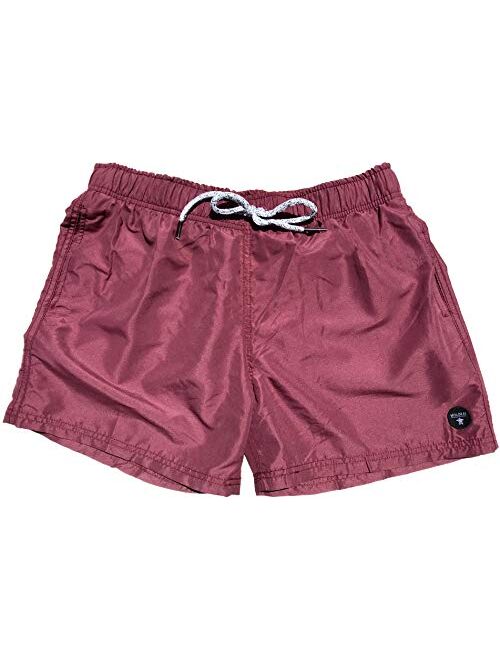 Molokai Mens Swim Trunks Quick Dry Elastic Waist Drawstring Swim Shorts