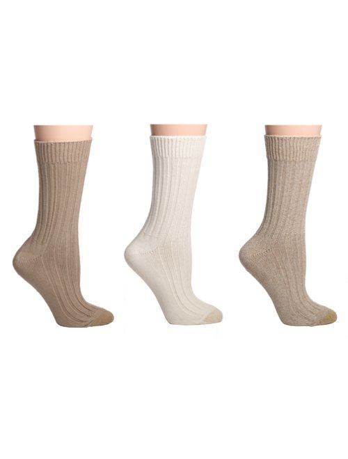 Gold Toe Women's Weekender Socks, 3 Pairs