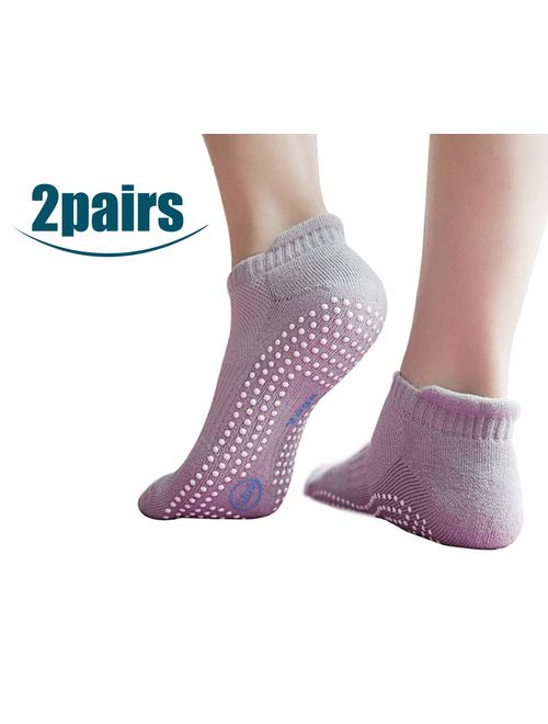 Non Slip Skid Socks with Grips,for Yoga,Barre Pilates,PiYo,Men and Women