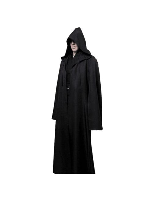 WESTLINK Hooded Robe Cloak Knight Cosplay Costume Cape - New Version - Bigger Cape (Double Cloth) with Strings