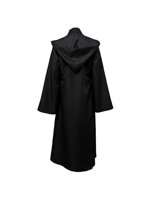 WESTLINK Hooded Robe Cloak Knight Cosplay Costume Cape - New Version - Bigger Cape (Double Cloth) with Strings