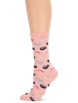 Women's Food and Drink Novelty Casual Crew Socks