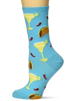 Women's Food and Drink Novelty Casual Crew Socks