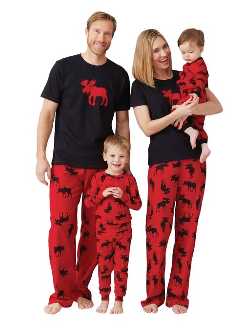 Moose Family Pajamas