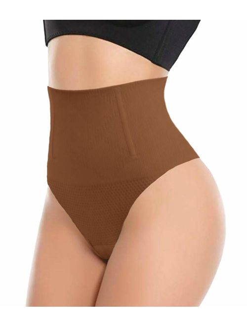 ShaperQueen 102B Thong - Womens Waist Cincher Body Shaper Trainer Girdle Faja Tummy Control Underwear Shapewear (Plus Size)