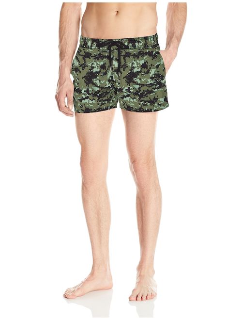 2(X)IST Men's Ibiza Block Print Swim Trunks