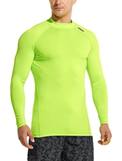 TSLA Men's UPF 50+ Long Sleeve Rashguard