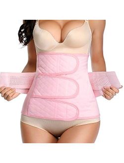 PAZ WEAN Post Belly Band Postpartum Recovery Belt Girdle Belly Binder, Cotton