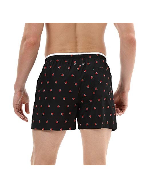 anqier Mens Swim Trunks Quick Dry Swim Shorts with Mesh Lining Swimwear Bathing Suits