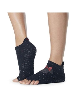 ToeSox Women's Low Rise Half Toe Grip Non-Slip for Ballet, Yoga, Pilates, Barre Toe Socks