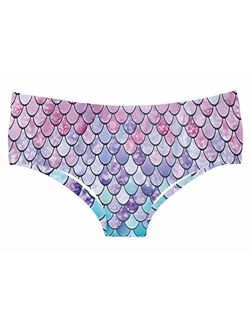 JINKAIJIA Women's Fashion Flirty Sexy Funny Naughty 3D Printed Cute Animal Underwears Briefs Single Party Gifts