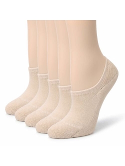 Leotruny Women's Cushion Sweat-absorbent Breathable Soft Athletic No Show Socks