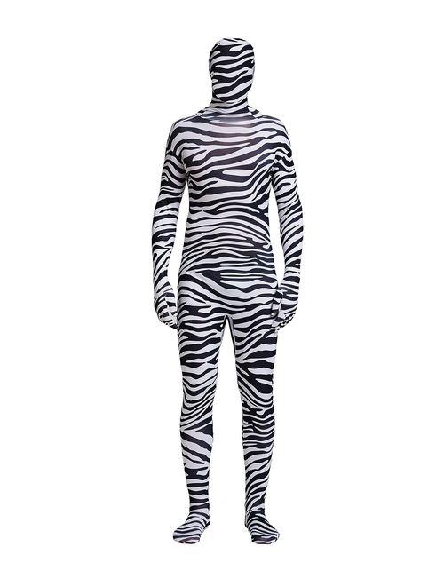 Full Bodysuit Unisex Lycra Spandex Stretch Adult Costume Zentai Disappearing Man Body Suit