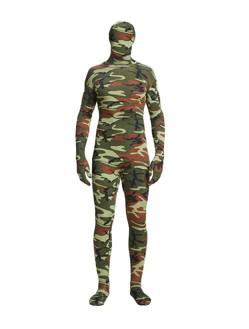 Full Bodysuit Unisex Lycra Spandex Stretch Adult Costume Zentai Disappearing Man Body Suit