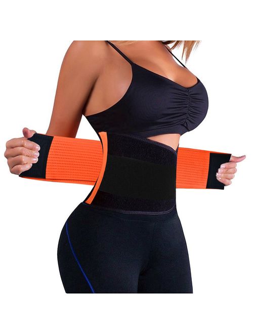 KOOCHY Waist Trainer Belt for Women-Waist Cincher Trimmer Weight Loss Belt-Tummy Control Slimming Body Shaper Belt