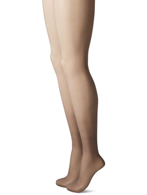 L'eggs Women's Silken Mist 2 Pair Control Top Silky Sheer Leg Panty Hose