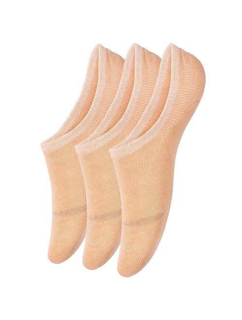 No Show Cotton Socks for Women, 3-15 Pack Thin Casual Invisible Flat Boat Line Socks