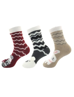 Women's Extra Thick Plush Super Soft Warm Fuzzy Cozy Home Indoor Outdoor Cabin Socks