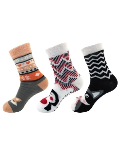 Women's Extra Thick Plush Super Soft Warm Fuzzy Cozy Home Indoor Outdoor Cabin Socks