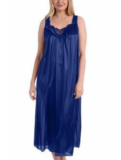 Women's Bamboo Viscose Sleeveless Nightgown with Pockets – Latuza