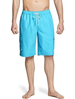 TSLA Men's 11 Inches Swimtrunks Quick Dry Water Beach