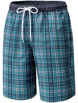 TSLA Men's 11 Inches Swimtrunks Quick Dry Water Beach