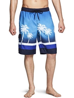 TSLA Men's 11 Inches Swimtrunks Quick Dry Water Beach