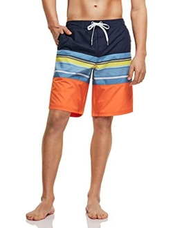 TSLA Men's 11 Inches Swimtrunks Quick Dry Water Beach