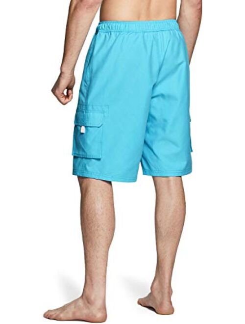 TSLA Men's 11 Inches Swimtrunks Quick Dry Water Beach