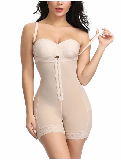 Lover-Beauty Women High Waist Body Shaper Butt Lifter Firm Control Shapewear Boyshorts