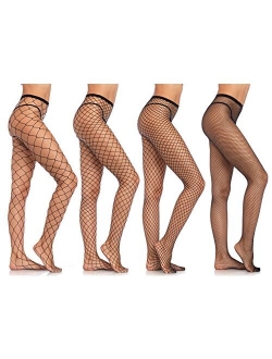 Womens Spandex Industrial Fishnet Tights