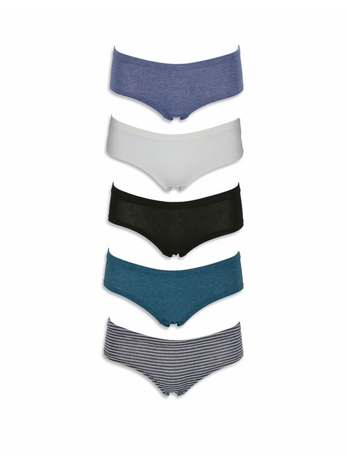 Emprella Women's Boyshort Panties | 5-Pack | Comfort Ultra-Soft | Cotton Underwear