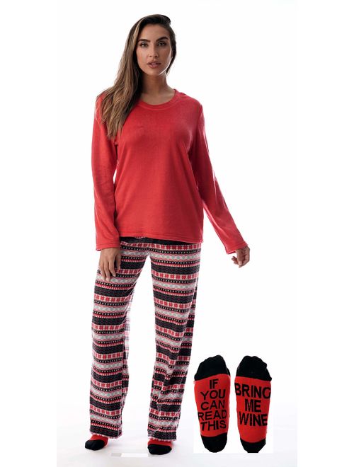 Just Love Ultra-Soft Women's Pajama Pant Set - Nightgown with Matching Socks