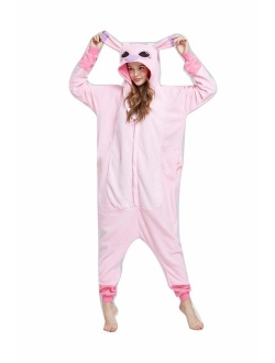 Unisex-Adult Animal Onesies Pajamas Halloween Costume Cosplay Funny Christmas Party Wear Daily Carton Outfit