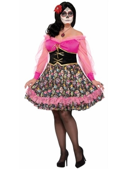 Forum Novelties Women's Day Of Dead Senorita Costume