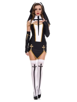 Music Legs Bad Habit Nun Costume